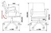 Кресло компьютерное Бюрократ CH-993-low серое