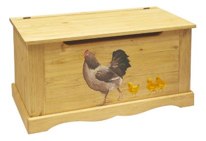 Сундук Курица с цыплятами