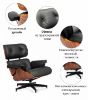 Кресло с пуфом Eames Lounge Chair